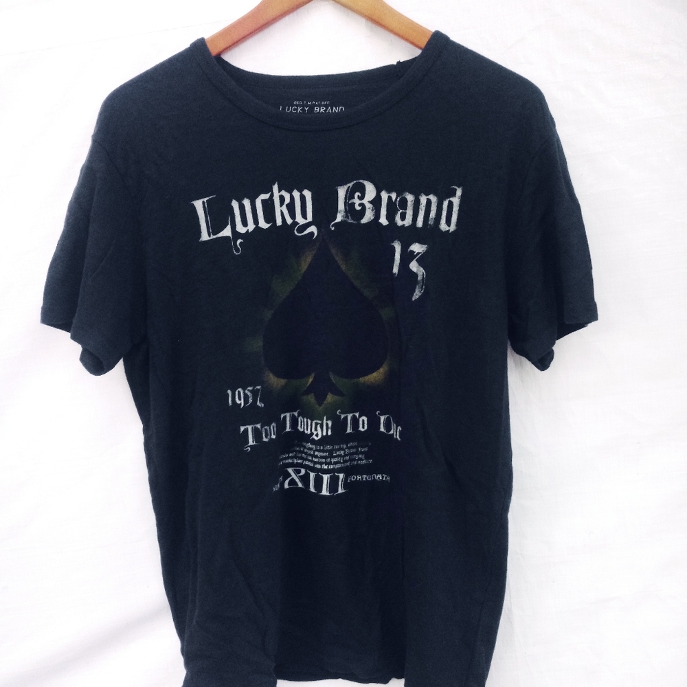 Lucky Brand Too Tough To Die Vintage T-Shirt Sz M